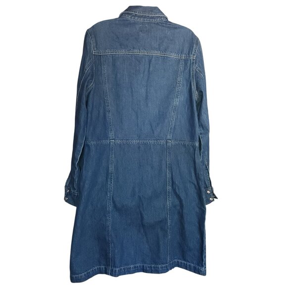 GAP Western Denim Mini Dress Medium NWT - Picture 3 of 6